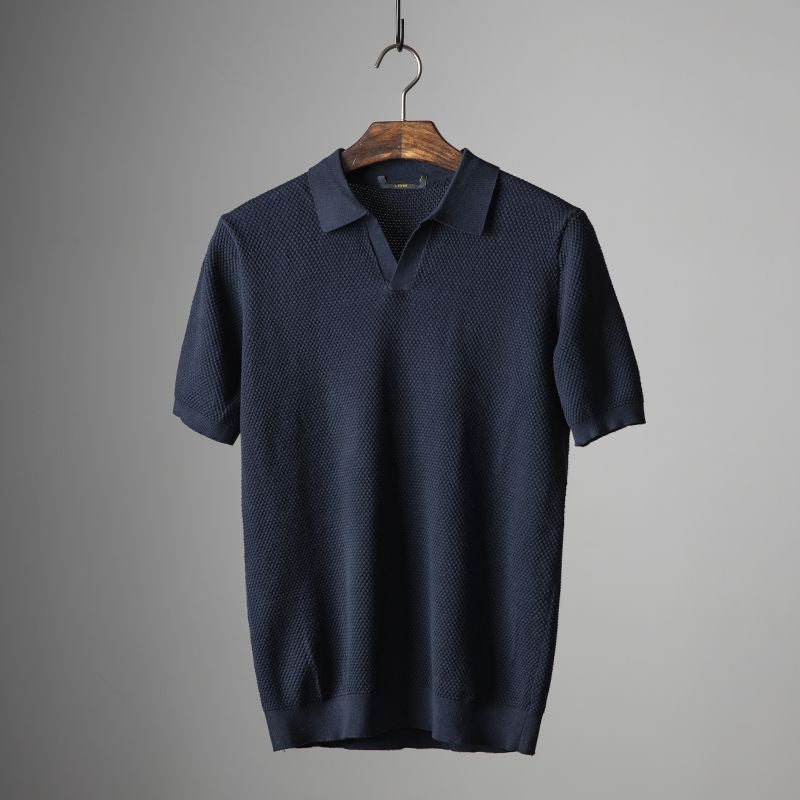 Chase | Strikket Polo Shirt