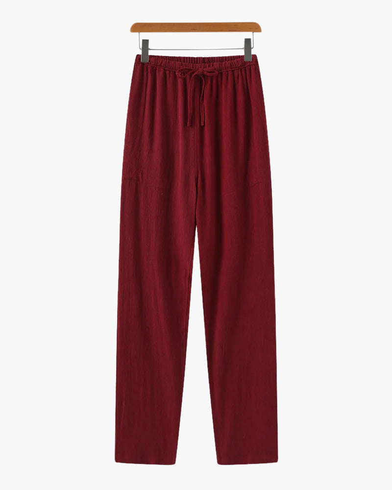 CALIZÉ | Linned Slim-Fit Bukser