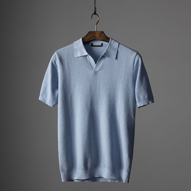 Chase | Strikket Polo Shirt
