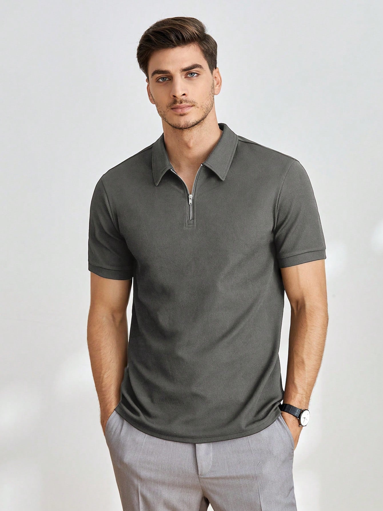Axel | Quarter-Zip Polo Shirt