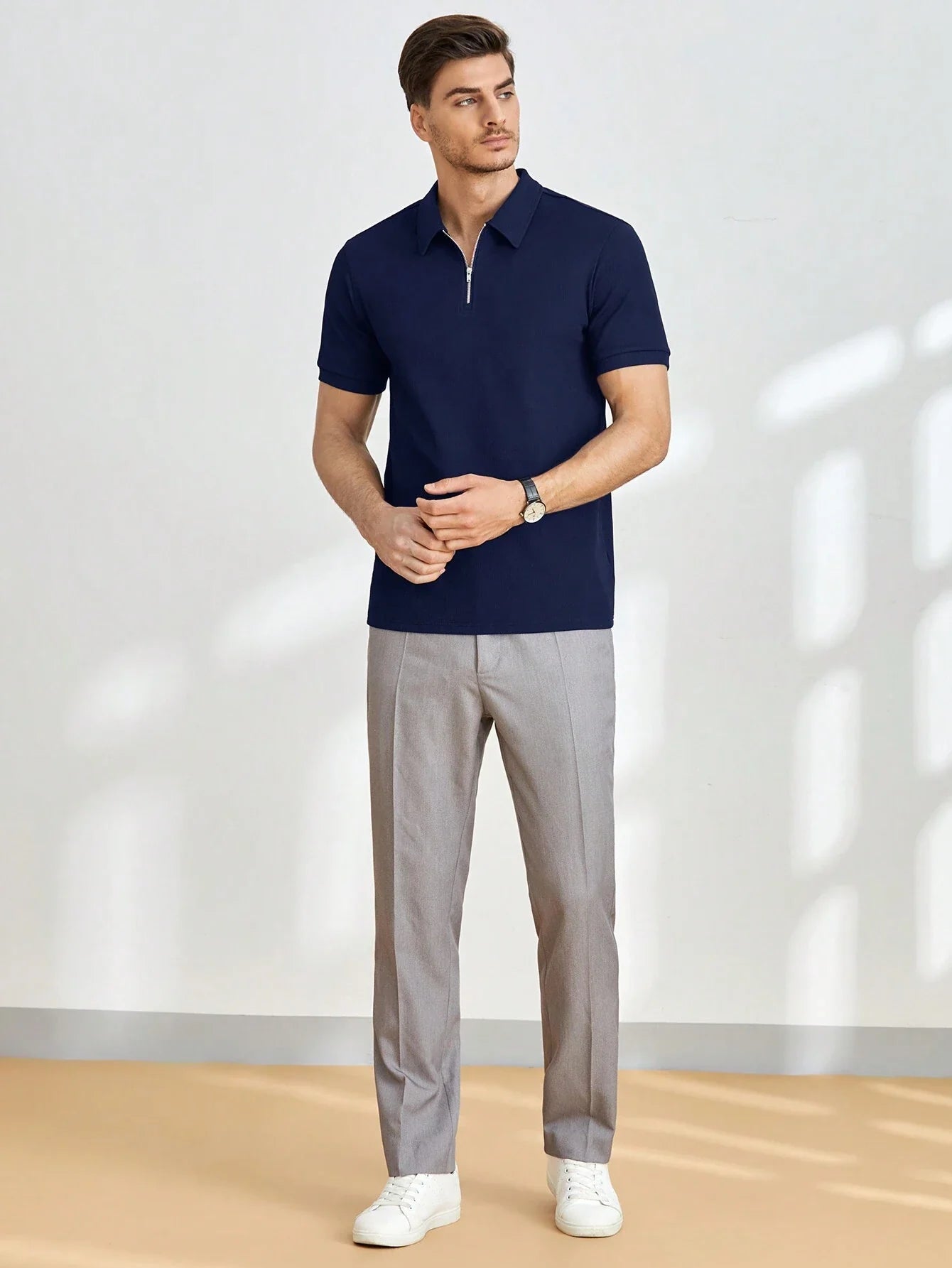 Axel | Quarter-Zip Polo Shirt