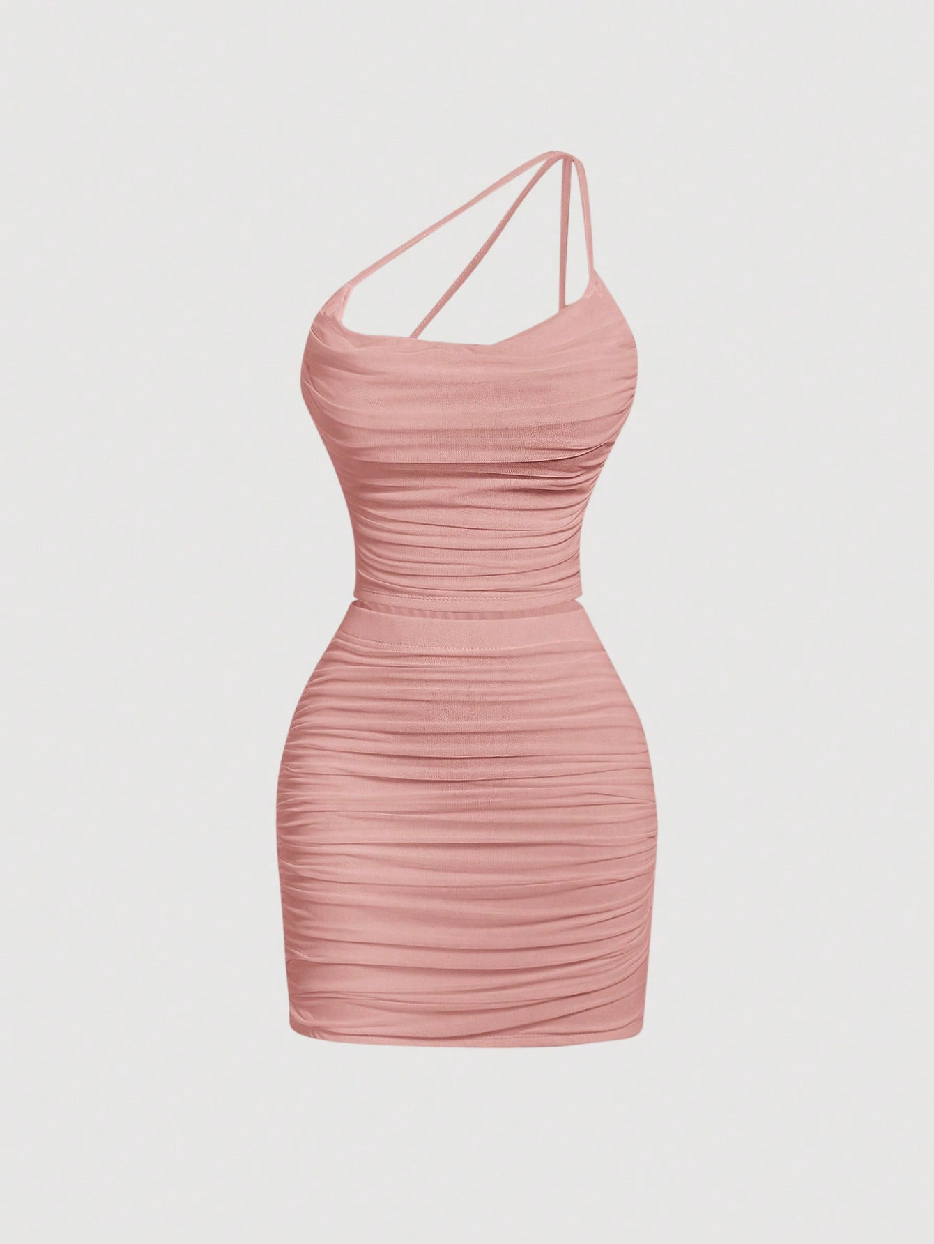 Celeste | One Shoulder Ruched Set