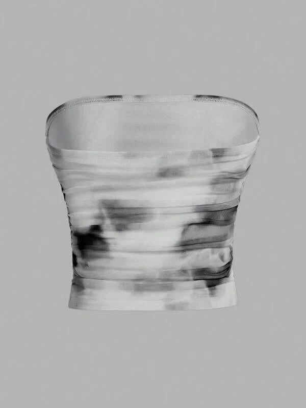 Aura | Tie Dye Rynket Crop Top