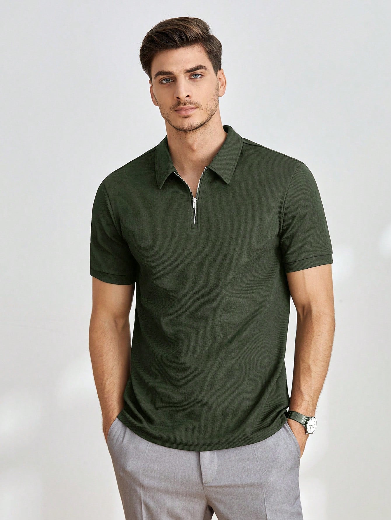 Axel | Quarter-Zip Polo Shirt