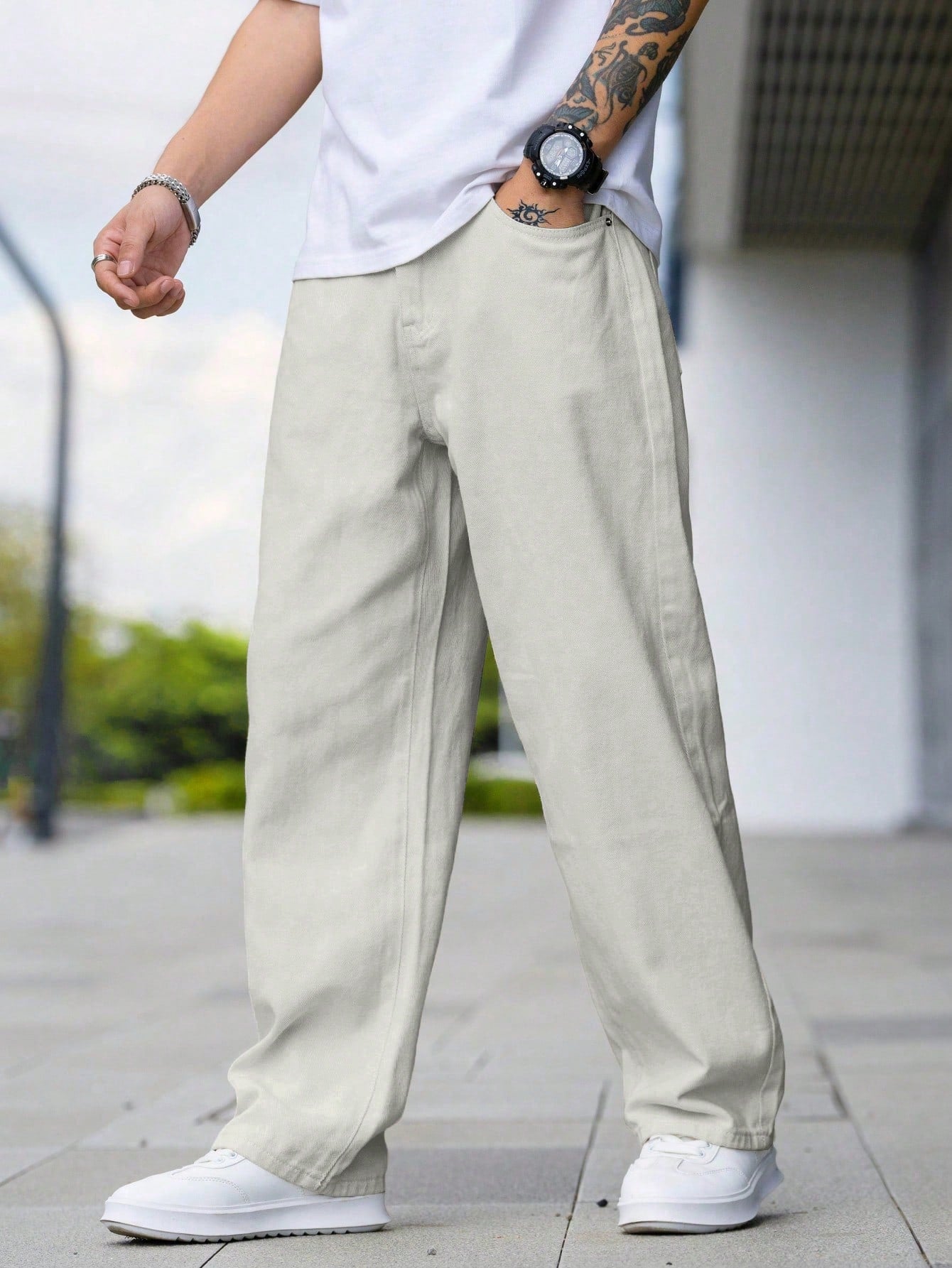 BELMONT | Afslappet Fit Cargo Jeans
