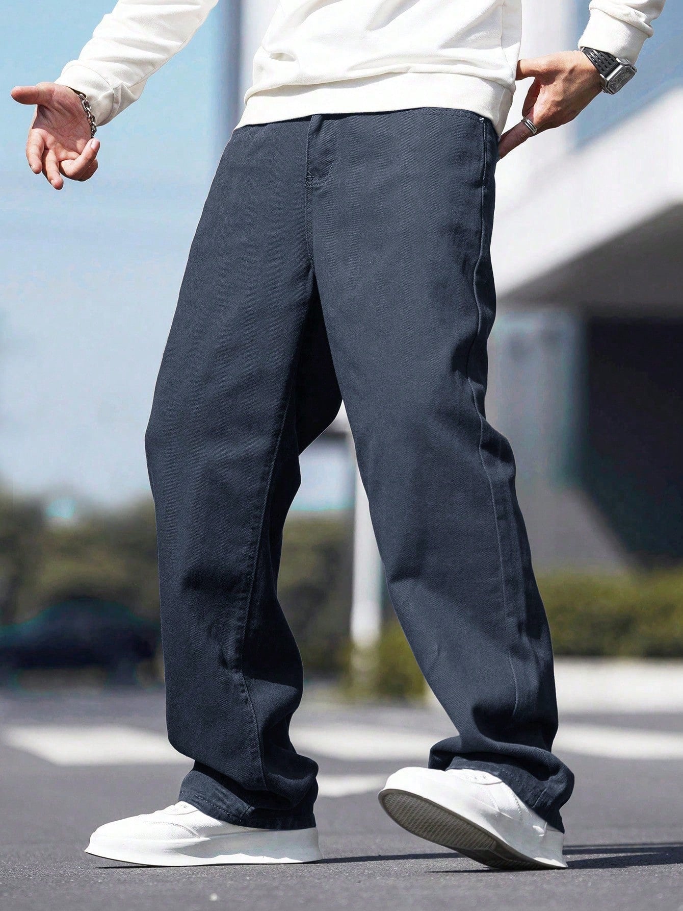 BELMONT | Afslappet Fit Cargo Jeans