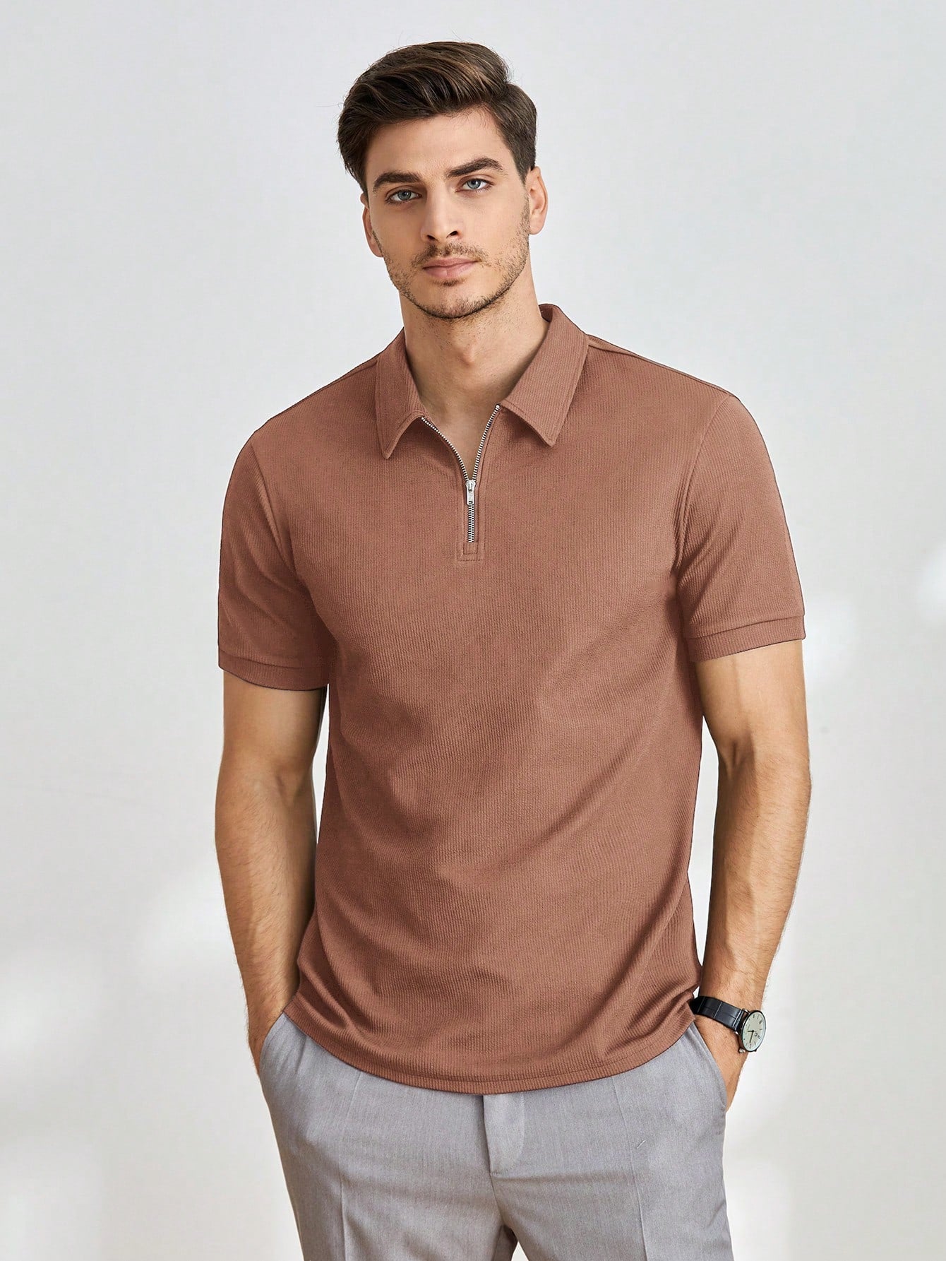 Axel | Quarter-Zip Polo Shirt
