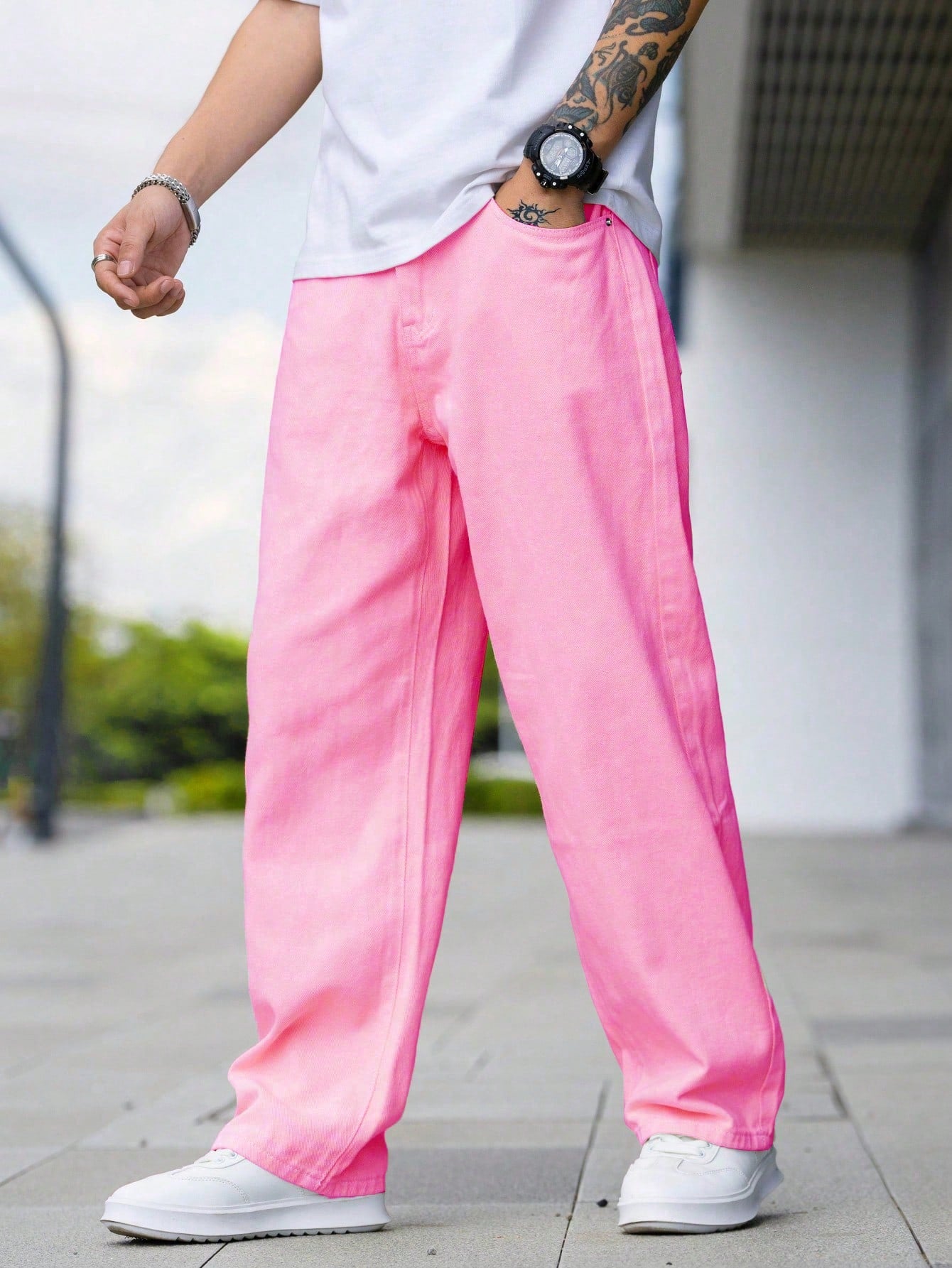 BELMONT | Afslappet Fit Cargo Jeans