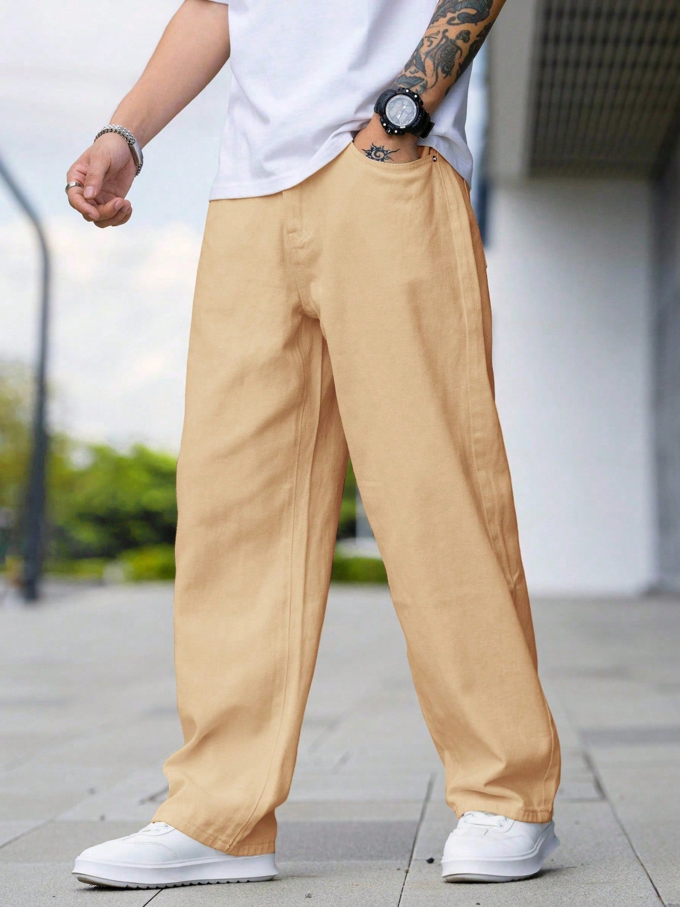 BELMONT | Afslappet Fit Cargo Jeans