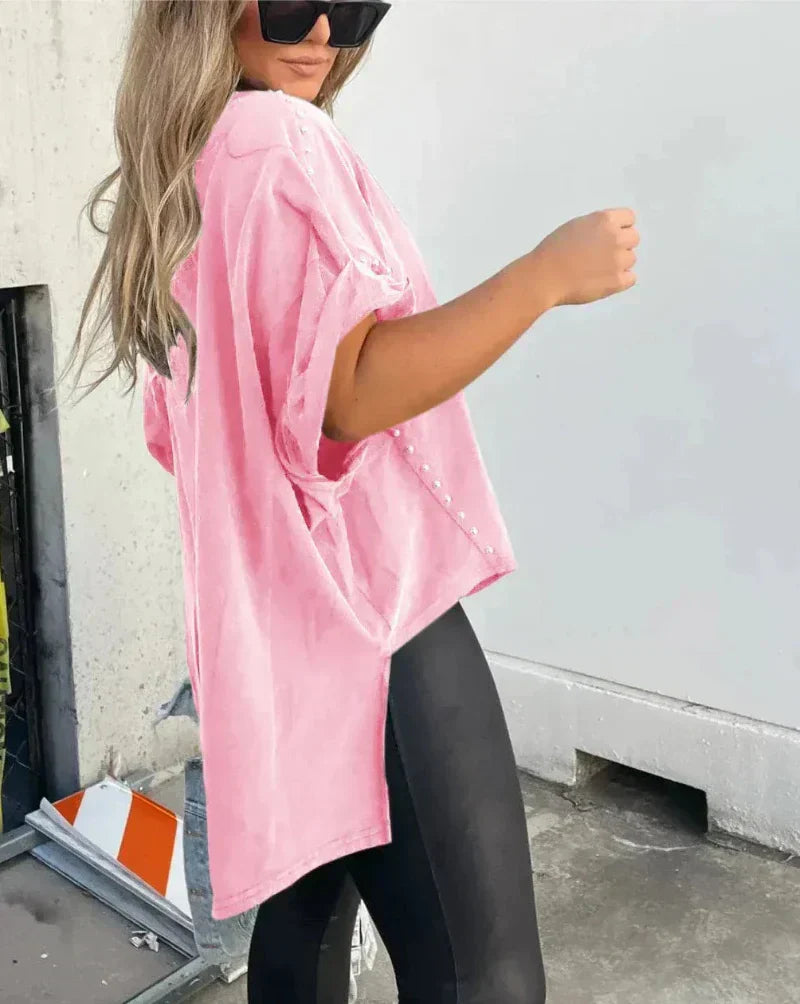Alessa | Spiked Oversized T-shirt