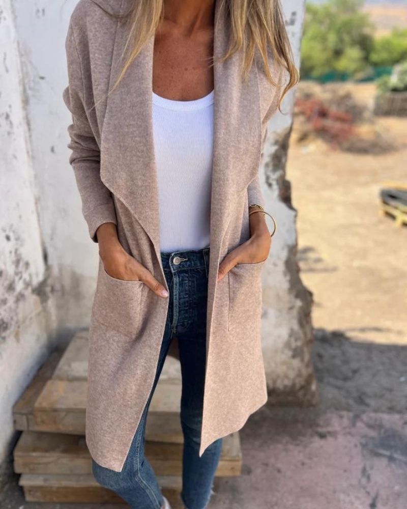 Eigona | Casual Lapel Cardigan Jakke