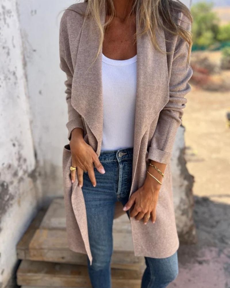 Eigona | Casual Lapel Cardigan Jakke