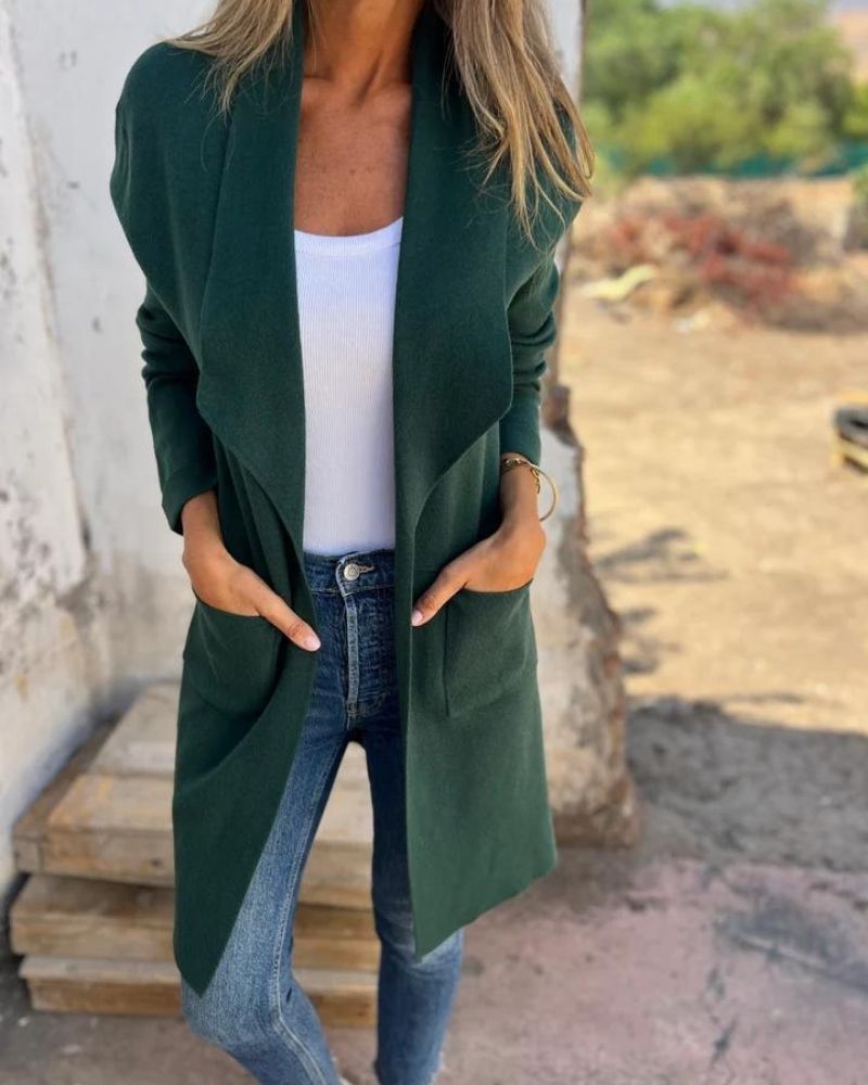 Eigona | Casual Lapel Cardigan Jakke