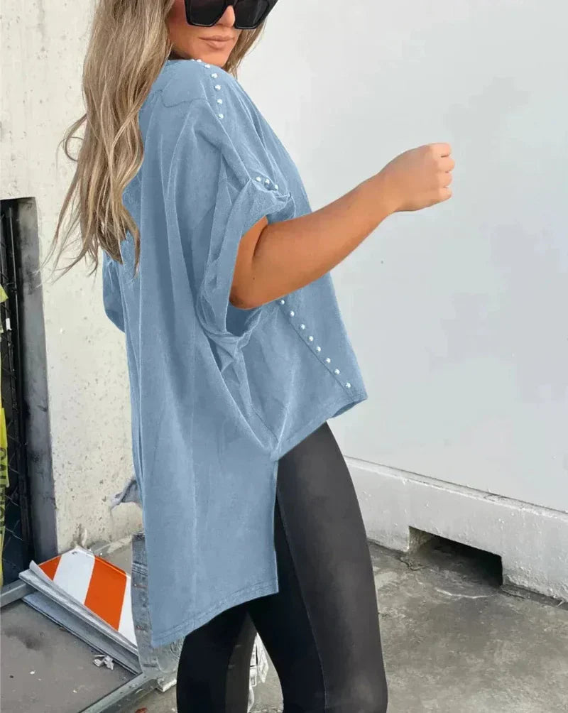 Alessa | Spiked Oversized T-shirt