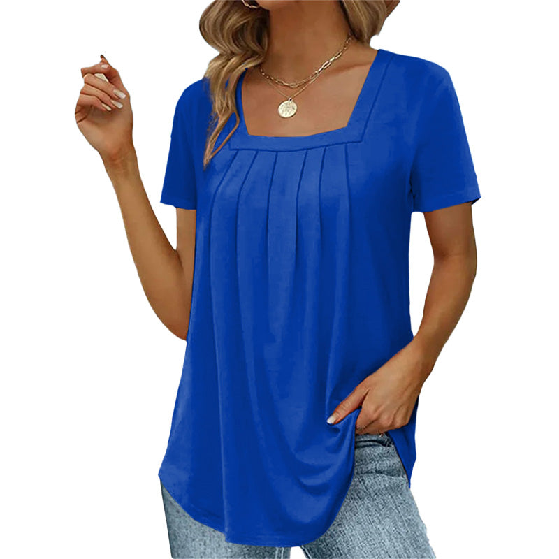 Bella | Plisseret Sommerbluse