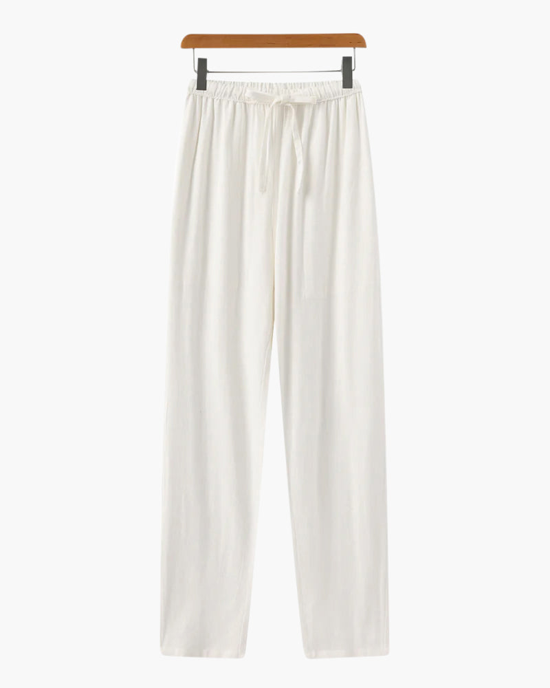 CALIZÉ | Linned Slim-Fit Bukser