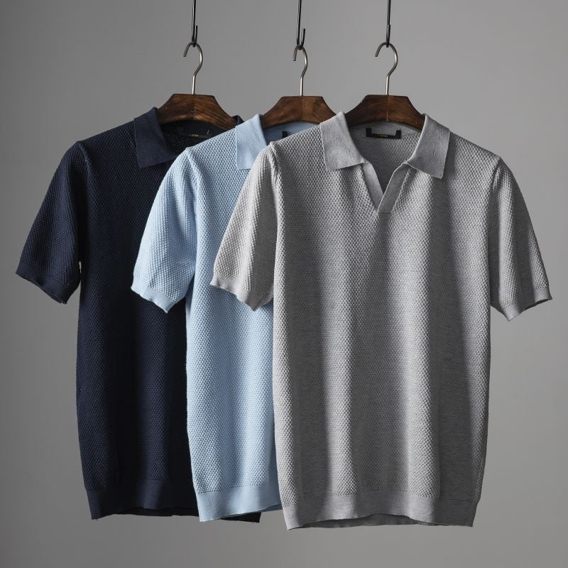 Chase | Strikket Polo Shirt