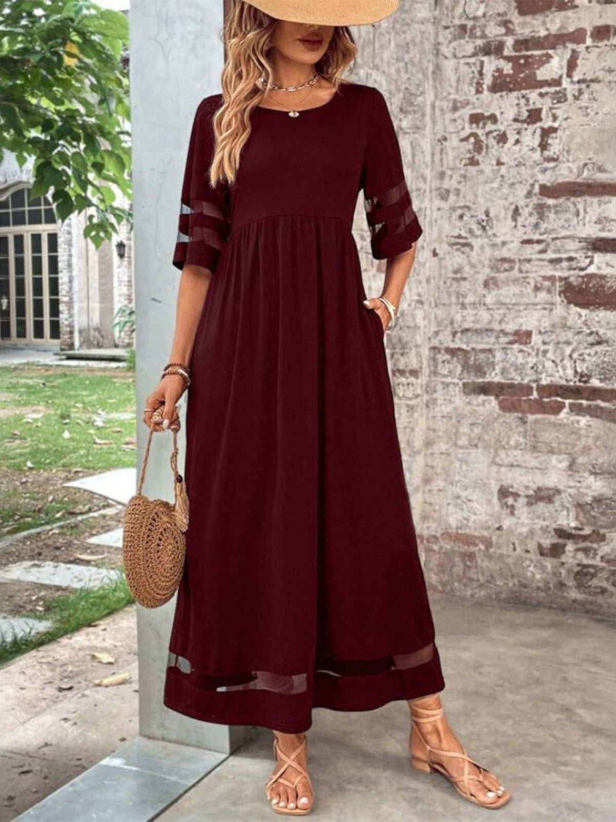 Aveline | Elegant Mave-Flatterende Kjole