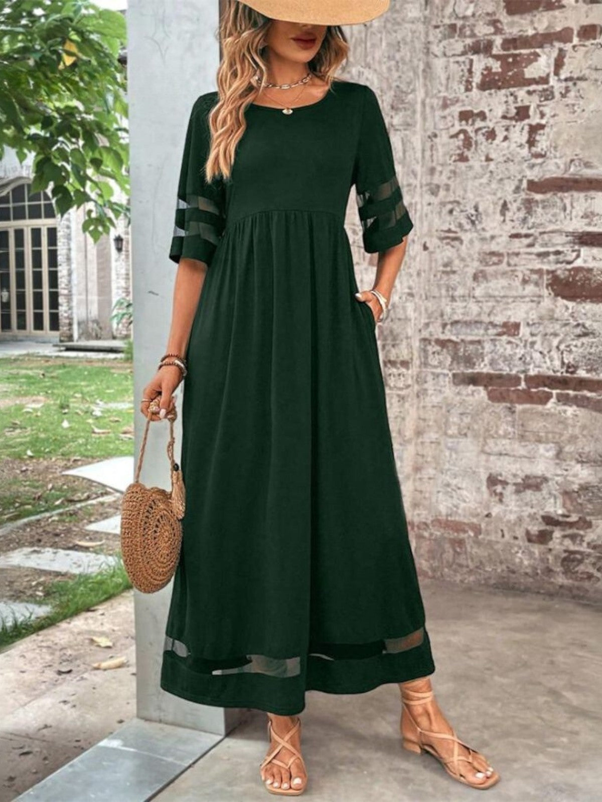 Aveline | Elegant Mave-Flatterende Kjole
