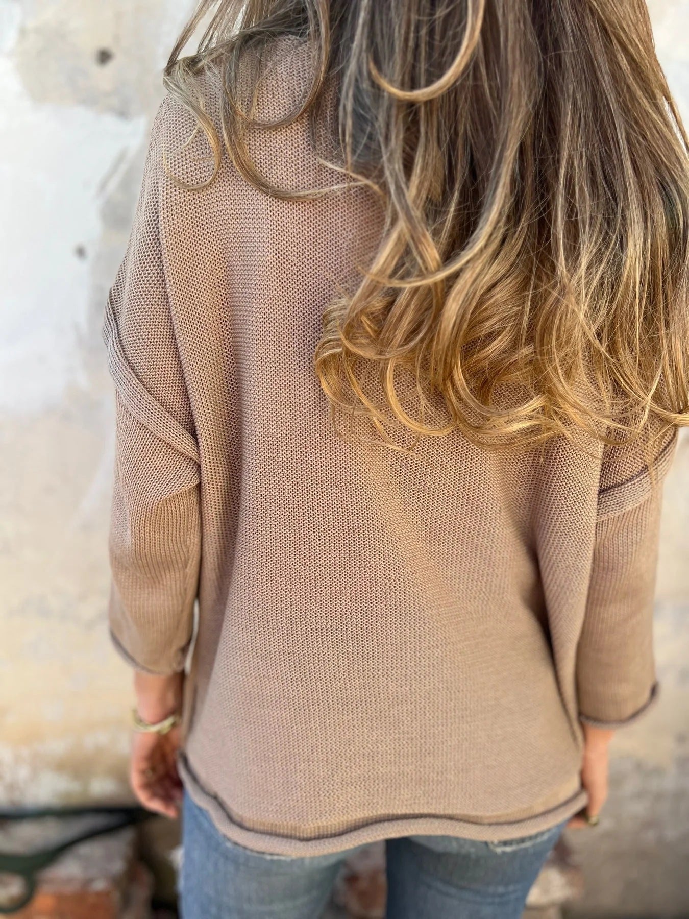 Celina | Elegant V-Hals Strikket Sweater