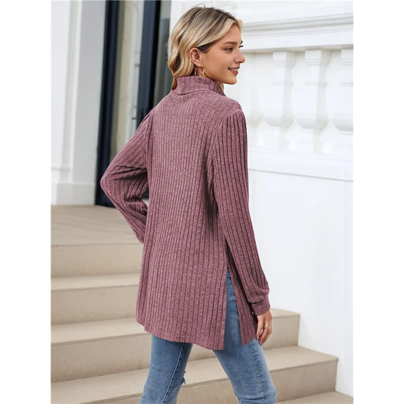 Amelise | Højhalset Casual Tunika Top