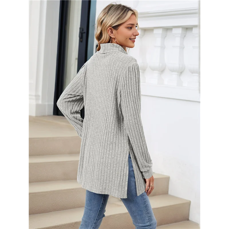 Amelise | Højhalset Casual Tunika Top