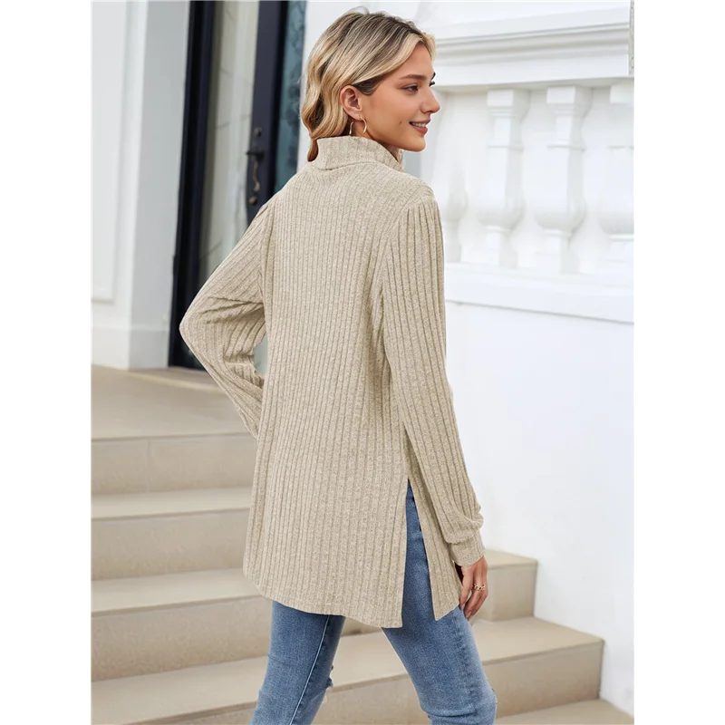 Amelise | Højhalset Casual Tunika Top
