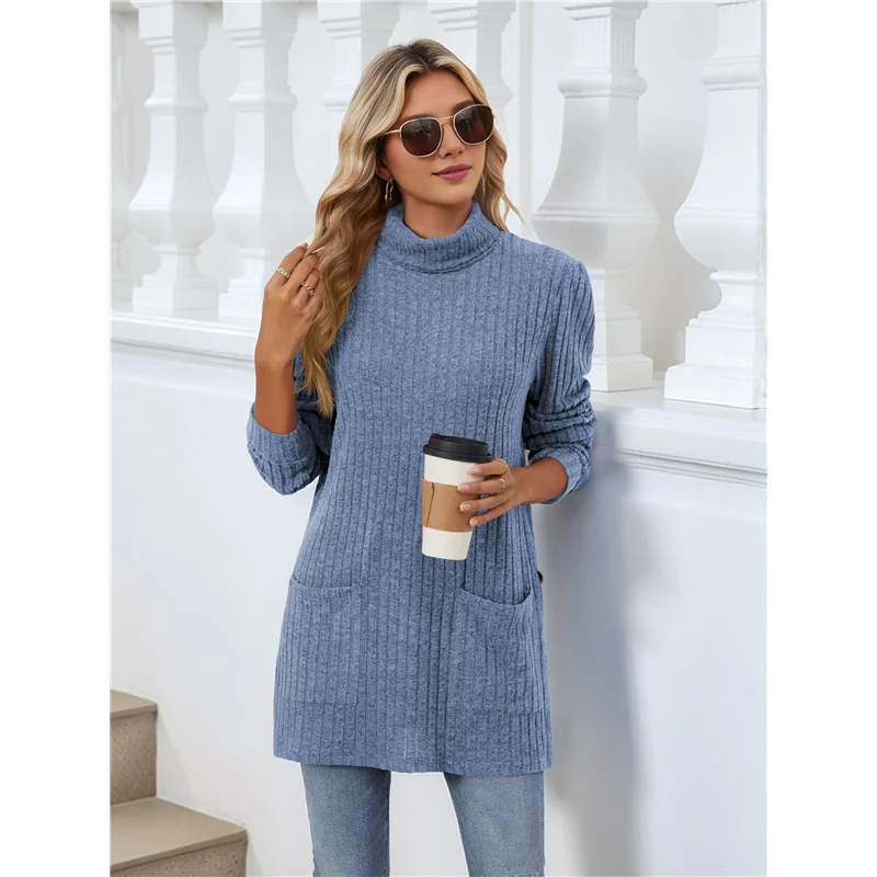 Amelise | Højhalset Casual Tunika Top