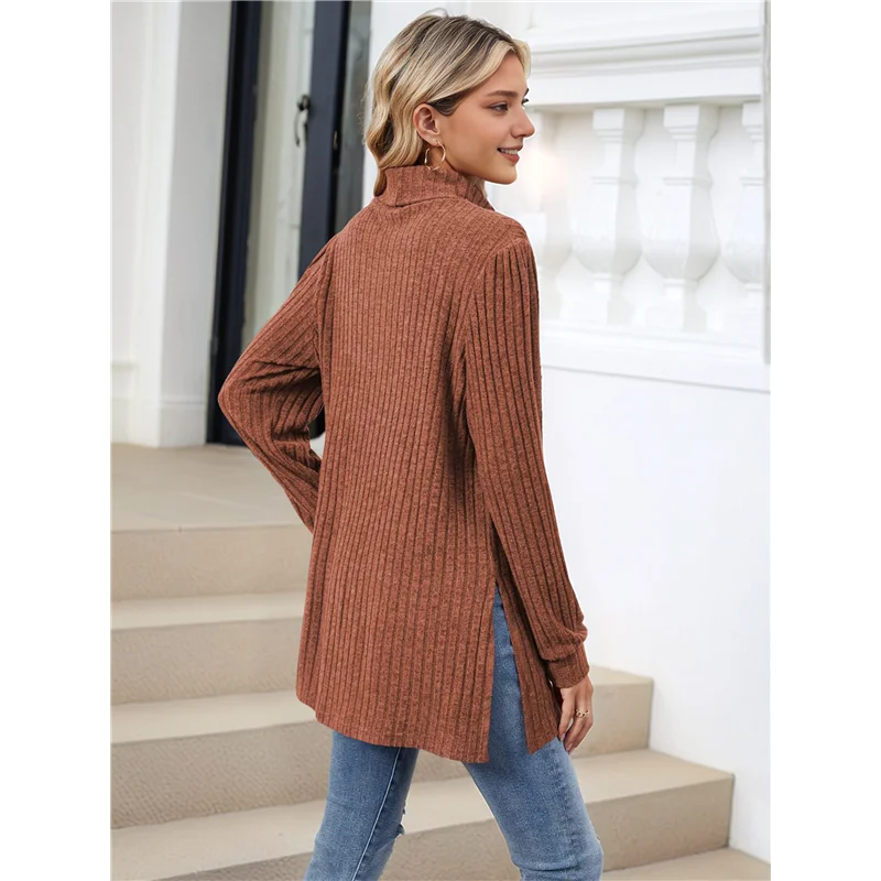Amelise | Højhalset Casual Tunika Top