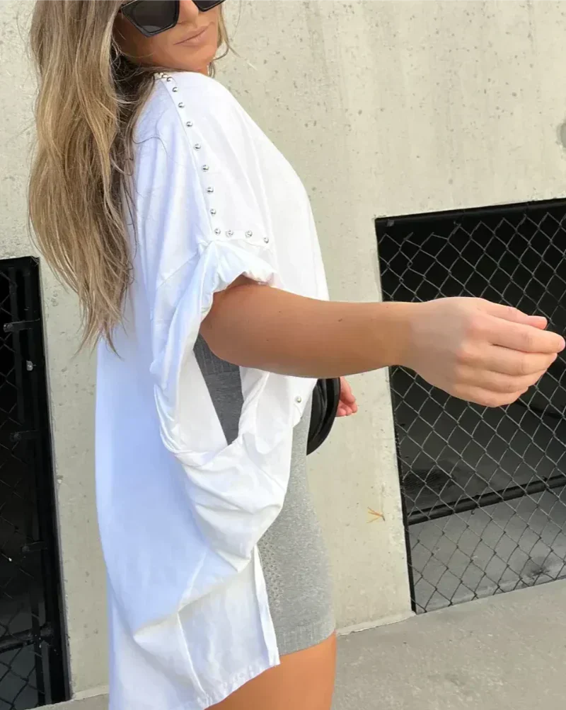 Alessa | Spiked Oversized T-shirt
