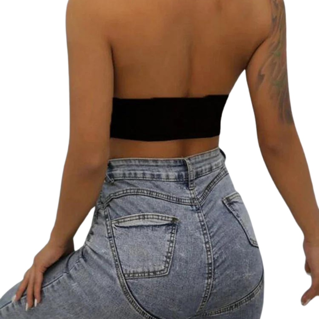 Celeste | Luxe Halter Crop Top