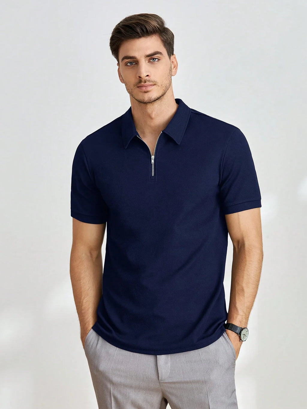 Axel | Quarter-Zip Polo Shirt