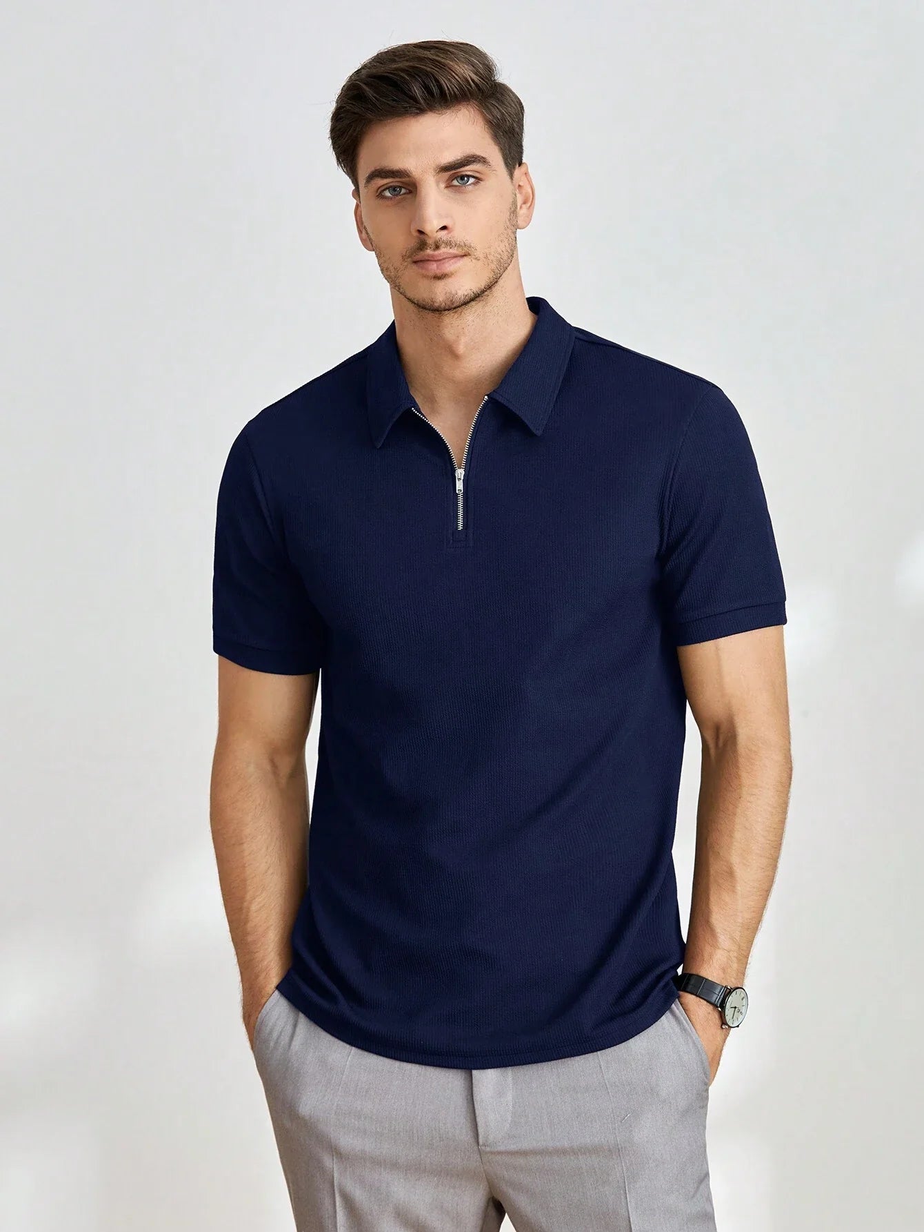 Axel | Quarter-Zip Polo Shirt