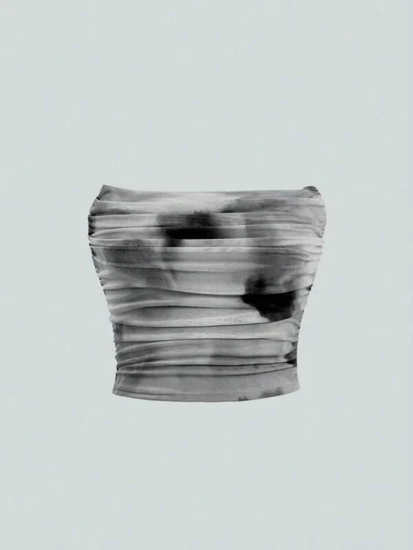 Aura | Tie Dye Rynket Crop Top
