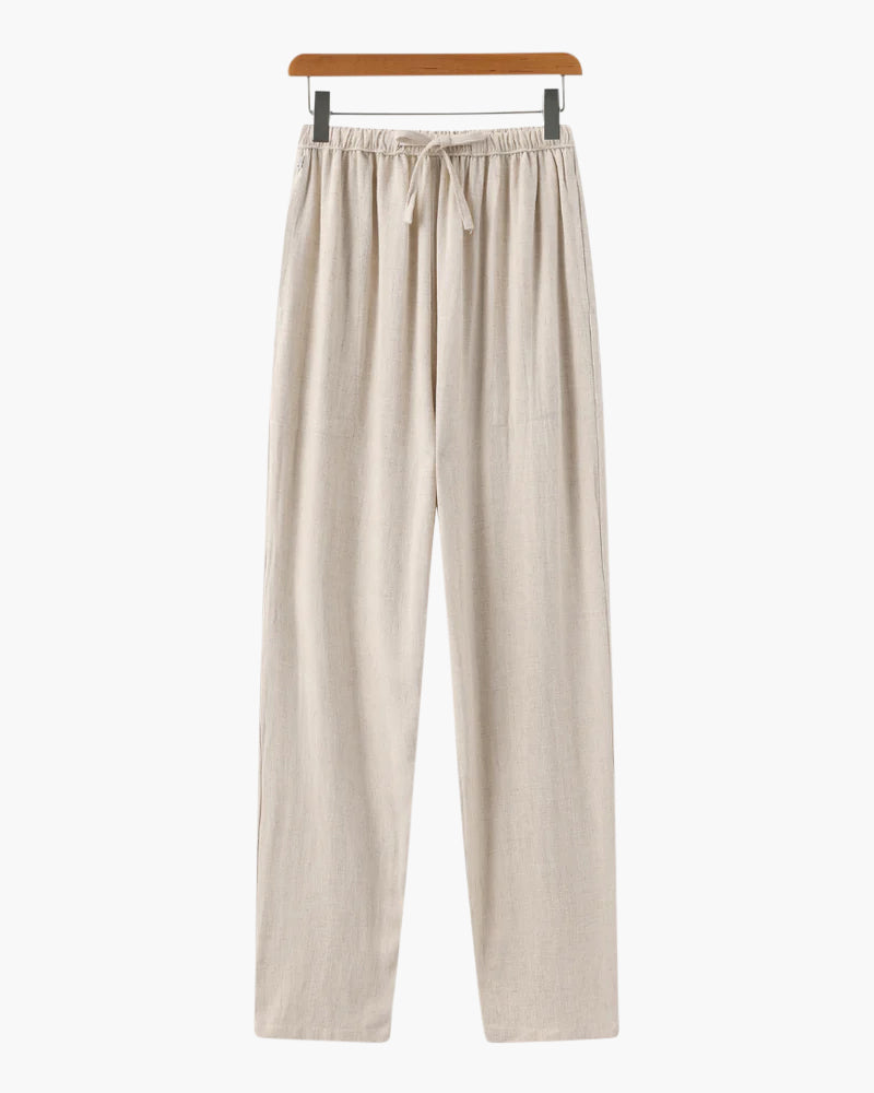 CALIZÉ | Linned Slim-Fit Bukser
