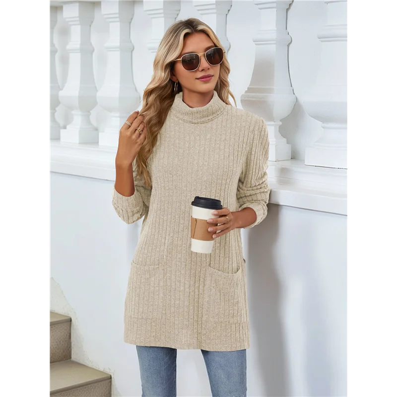 Amelise | Højhalset Casual Tunika Top