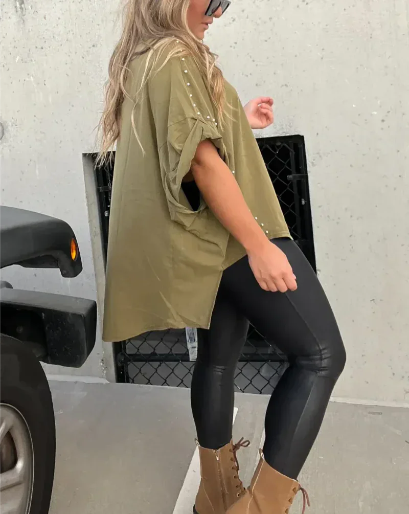 Alessa | Spiked Oversized T-shirt